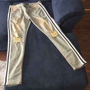 Serenede stonewashed denim jeans